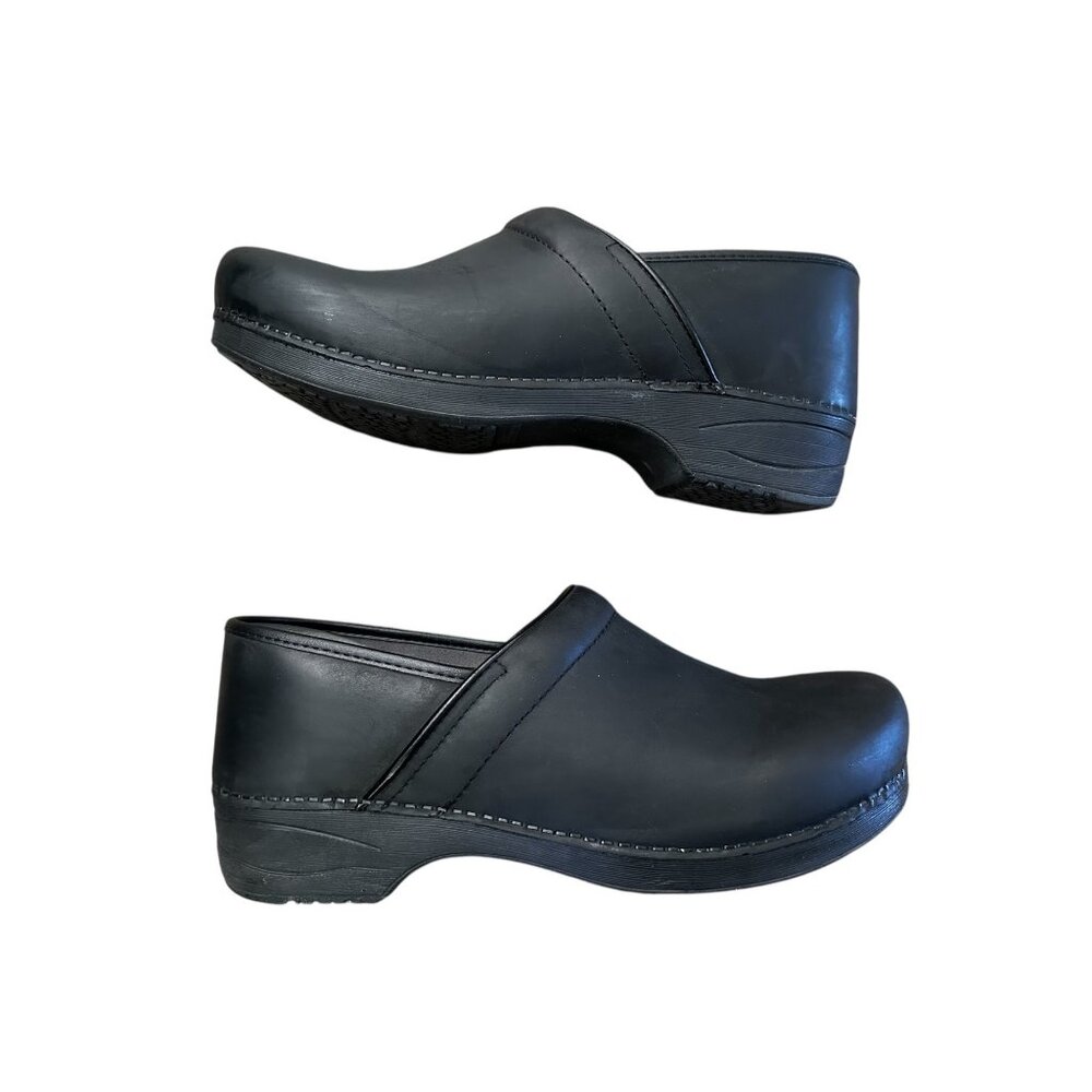 Sold Dansko XP 2.0 Professional Oiled Leather Clogs Men 46 12.5-13 Black Comfort - Picture 12 of 13